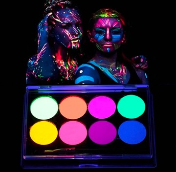 BEZPIECZNE FARBY BARWNIKI FARBA ŚWIECĄCA FLUORESCENCYJNY MAKIJAŻ