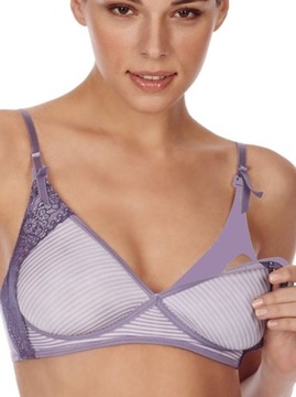 Triumph biustonosz mamabel cotton p 02 - wintage-lilac 75B