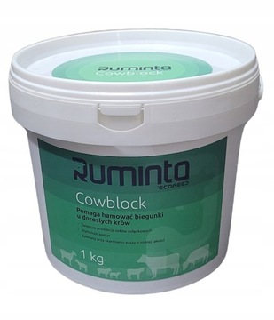 RUMINTA COWBLOCK 1KG NA BIEGUNKĘ DLA KRÓW