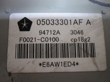 JEEP PATRIOT 08R MODUL POHON 05033301AF