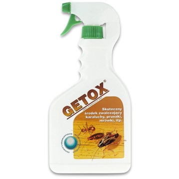 GETOX ŚRODEK NA PRUSAKI ZWALCZANIE PRUSAKÓW 600ML