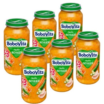 BoboVita Risotto z indykiem 1-3 lata 6x250g