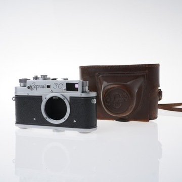 Zorki 3-C + futerał [Leica LTM M39]