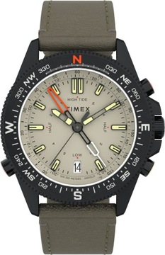 Zegarek męski Timex Expedition kompas + termometr, szafirowe szkło + stal