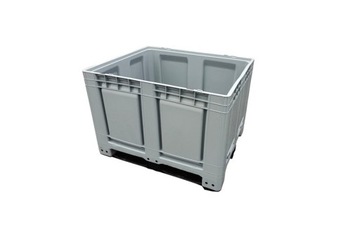 POLSKA SKRZYNIOPALETA PEŁNA PLASTIKOWA 4 STOPY