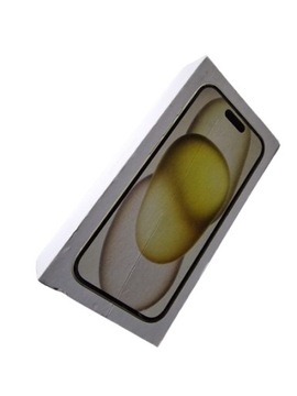 ORYGINALNE PUDEŁKO APPLE IPHONE 15 YELLOW ZÓŁTY pudelko box