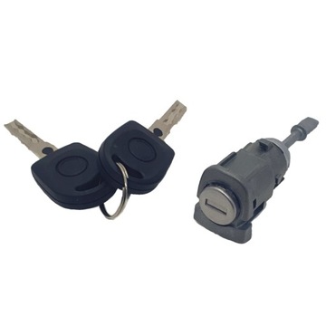 ВСТАВКА ЗАМКА + 2 КЛЮЧА ПЕРЕДНЯЯ СЛЕВА VW PASSAT B5 1996 - 2005 гг.