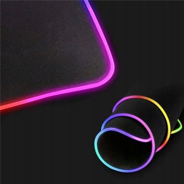 КОВРИК ДЛЯ ИГРОВОЙ МЫШИ СО СВЕТОДИОДНОЙ ПОДСВЕТКОЙ XXL