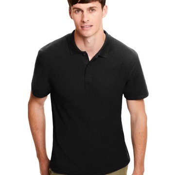 KOSZULKA Polo ORIGINAL Fruit of The Loom black M
