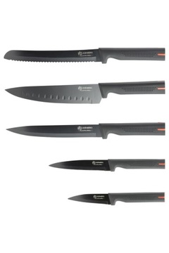 НАБОР ФУНКЦИОНАЛЬНЫХ КУХОННЫХ НОЖЕЙ 6 шт. ВРАЩАЮЩИЙСЯ БЛОК EDENBERG EB-926