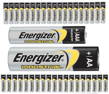 20x Bateria AA + 20x Bateria AAA Alkaliczne Energizer BATERIE DO ZABAWEK