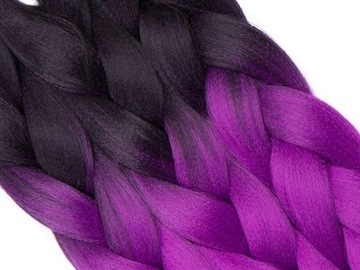 Синтетические волосы для омбре красочные косички