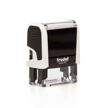 TRODAT PRINTY STAMP 4912 БЕЛЫЙ + ДИЗАЙН ЛАСТИКА