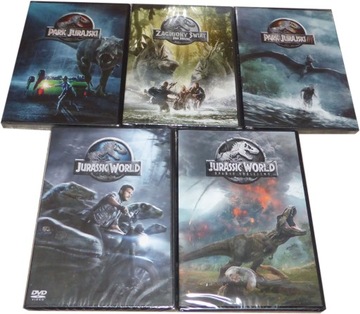 PARK JURAJSKI JURASSIC WORLD Zaginiony świat 5DVD