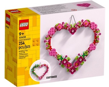 LEGO Creator Ozdoba w kształcie serca 40638 ZESTAW KLOCKÓW NA PREZENT