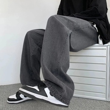 Wide Leg Cargo Pants 2023 Streetwear Baggy Jeans N