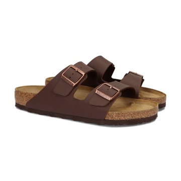 Klapki BIRKENSTOCK Arizona 0051701 Dark Brown r.41