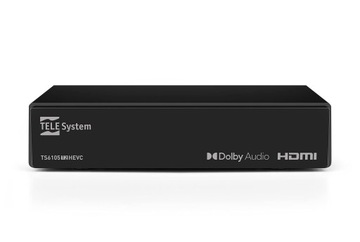 TUNER DVB-T2 TELESYSTEM TS6105 H.265 HEVC