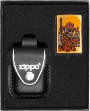 Zestaw ZIPPO Zapalniczka WILD WEST SKELETON prezentowy*nr3