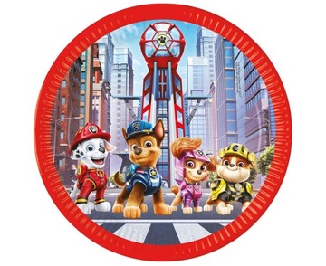 Talerzyki papierowe Psi Patrol Paw Patrol 8 Sztuk