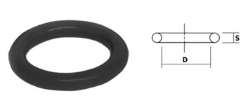 10 ШТ. РЕЗИНОВАЯ ПРОКЛАДКА УПЛОТНИТЕЛЬНОЕ КОЛЬЦО NBR 11x2,5