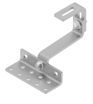 Регулируемый крючок VARIO 145 мм + Винты + Болты + Гайки Держатель PV Черепица