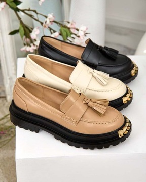 КОРИЧНЕВЫЕ ЖЕНСКИЕ МОКАСИНЫ FRESOSNE 39