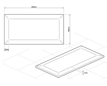 ПЛИТКА НАСТЕННАЯ METRO БЕЛАЯ ПОЛЬСКАЯ БЕЛАЯ 10х20см класс I