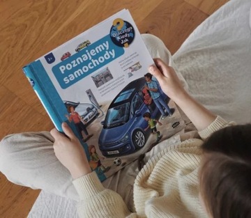 POZNAJEMY SAMOCHODY KSIĄŻKA Z OKIENKAMI WYDAWNICTWO SAM