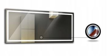 ЗЕРКАЛО С ПОДСВЕТКОЙ LED + сенсорное 80х60 Бостон