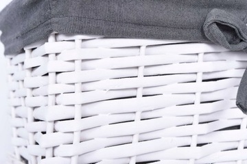 ПЛЕТЕНАЯ КОРЗИНА ПЛЕТЕНАЯ КОНТЕЙНЕРНАЯ КОРЗИНА 30x20x15