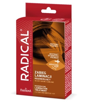 RADICAL ZABIEG LAMINACJI REGENERACJI WŁOSÓW M/B/S