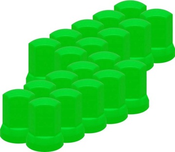 20x NAKŁADKA OSŁONKA 33 MM DO FELG ZIELONA WYSOKA