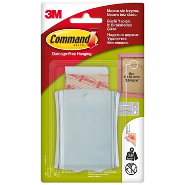 Command 3M METALOWY haczyk do DUŻYCH ramek 3,6 kg