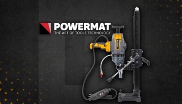 СТОЙКА ДЛЯ СВЕРЛЕНИЯ БЕТОНА POWERMAT 2600W МОКРЫЙ СУХОЙ