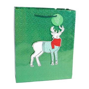 Подарочные пакеты с рождественскими оленями