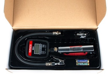 Пистолет для подкачки шин, цифровой манометр, 14 бар.