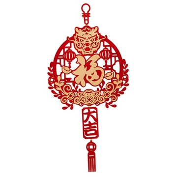 Украшения весеннего фестиваля, китайские новогодние куплеты, стиль стены F