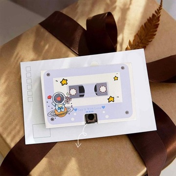 Запись голоса Поздравительная открытка Стиль записи говорящей поздравительной открытки 30S E