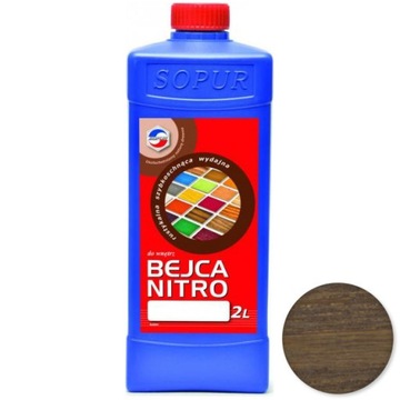 Bejca nitro do drewna SOPUR 2l popiel BN-022
