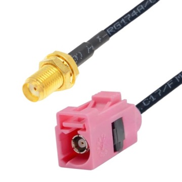 Pigtail Fakra H zásuvka Sma zásuvka RG174 5 m