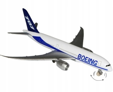 Samolot BOEING 787 Metalowy Model WELLY 9212