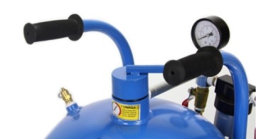 СИФОН ПЕСКОструйный аппарат 38л МОБИЛЬНЫЙ + 5 НАСАДОК + МАСКА