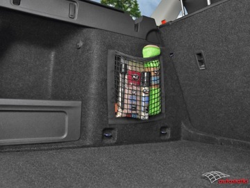 Uniwersalna autosiatka kieszeń z siatki na rzep do bagażnika auta - 30x30cm