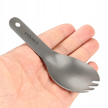 Lixada Титановый Spork с короткой ручкой Ultralight