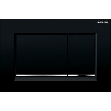 Кнопка смыва Geberit Sigma30 Черный/хром