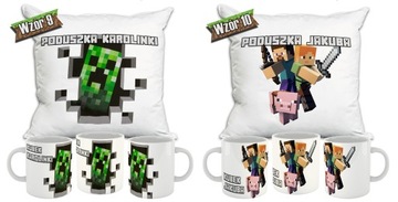 НАБОР ПОДУШЕК ДЛЯ КРУЖКИ MINECRAFT «ИМЯ ВАШЕГО РЕБЕНКА»