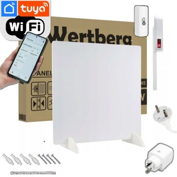 grzejnik na podczerwień IR WERTBERG Smart Home WiFi Tuya czujnik temperatur