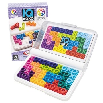 SMART GAMES IQ XOXO LOGICZNA UKŁADANKA IUVI GAMES OD 6 LAT 120 ZADAŃ