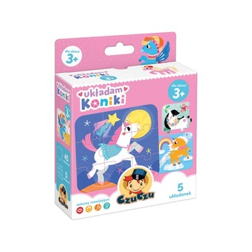 CZUCZU UKŁADAM KONIKI PUZZLE 36M+ 45 EL.